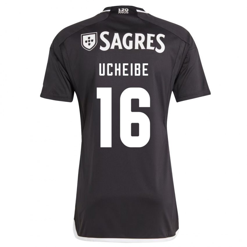 Mujer Camiseta Christy Ucheibe #16 Negro 2ª Equipación 2023/24 La Camisa México