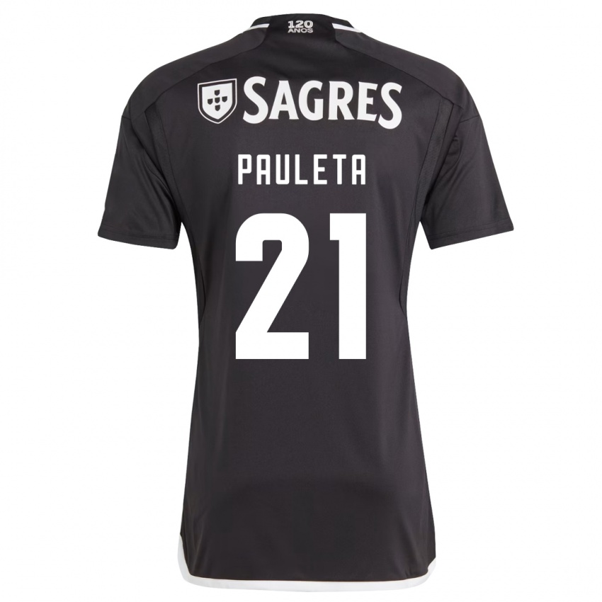 Mujer Camiseta Pauleta #21 Negro 2ª Equipación 2023/24 La Camisa México