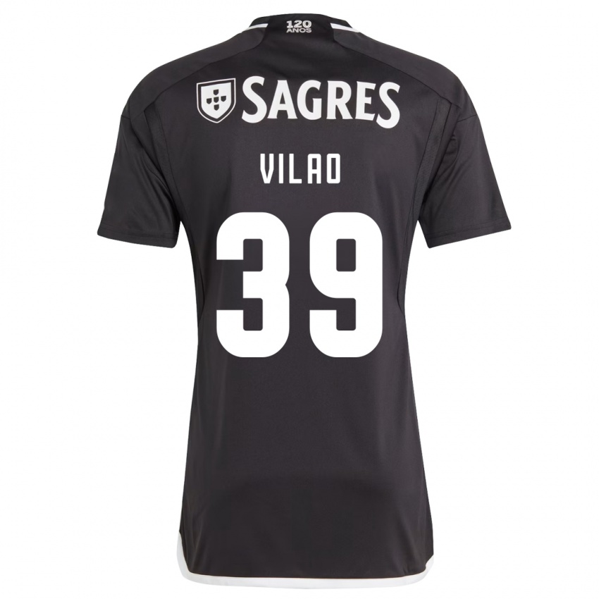 Mujer Camiseta Carolina Vilao #39 Negro 2ª Equipación 2023/24 La Camisa México