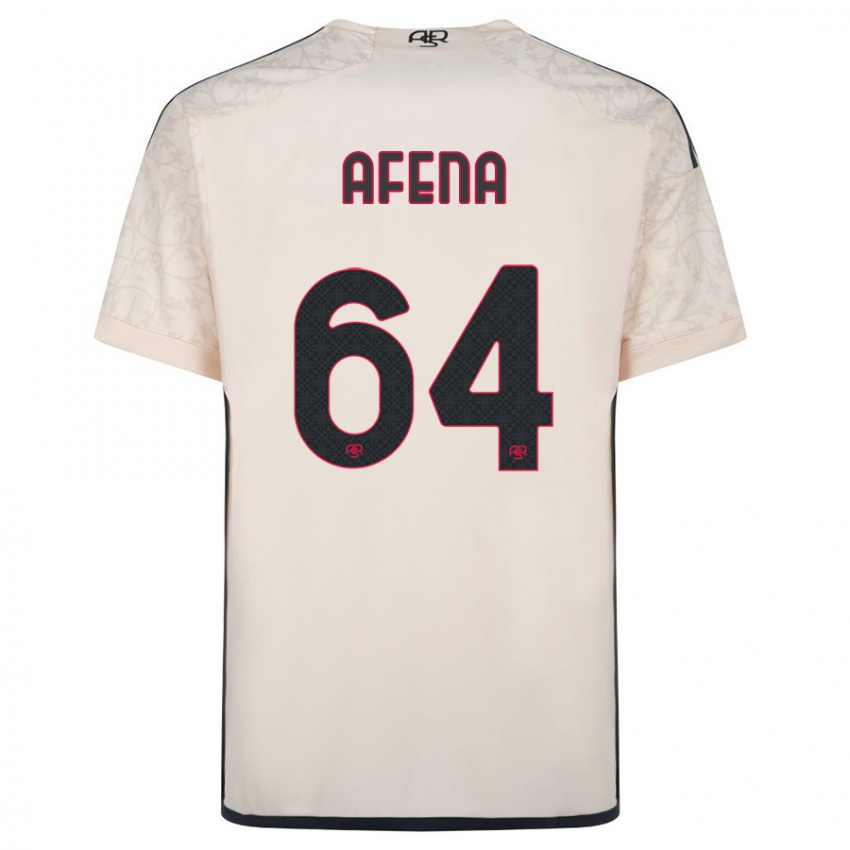 Mujer Camiseta Felix Afena-Gyan #64 Blanquecino 2ª Equipación 2023/24 La Camisa México