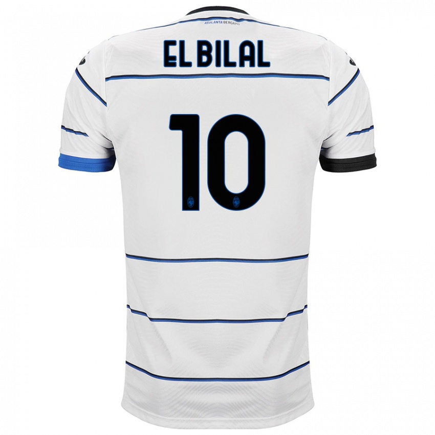 Mujer Camiseta El Bilal Touré #10 Blanco 2ª Equipación 2023/24 La Camisa México