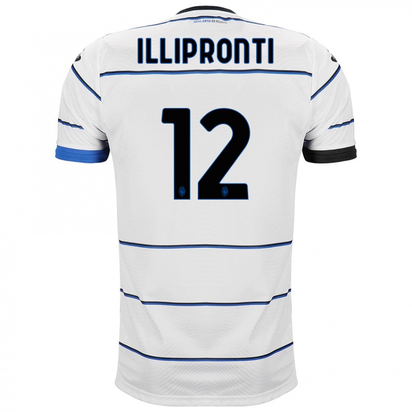 Mujer Camiseta Filippo Illipronti #12 Blanco 2ª Equipación 2023/24 La Camisa México