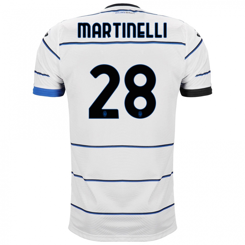 Mujer Camiseta Gabriel Martinelli #28 Blanco 2ª Equipación 2023/24 La Camisa México