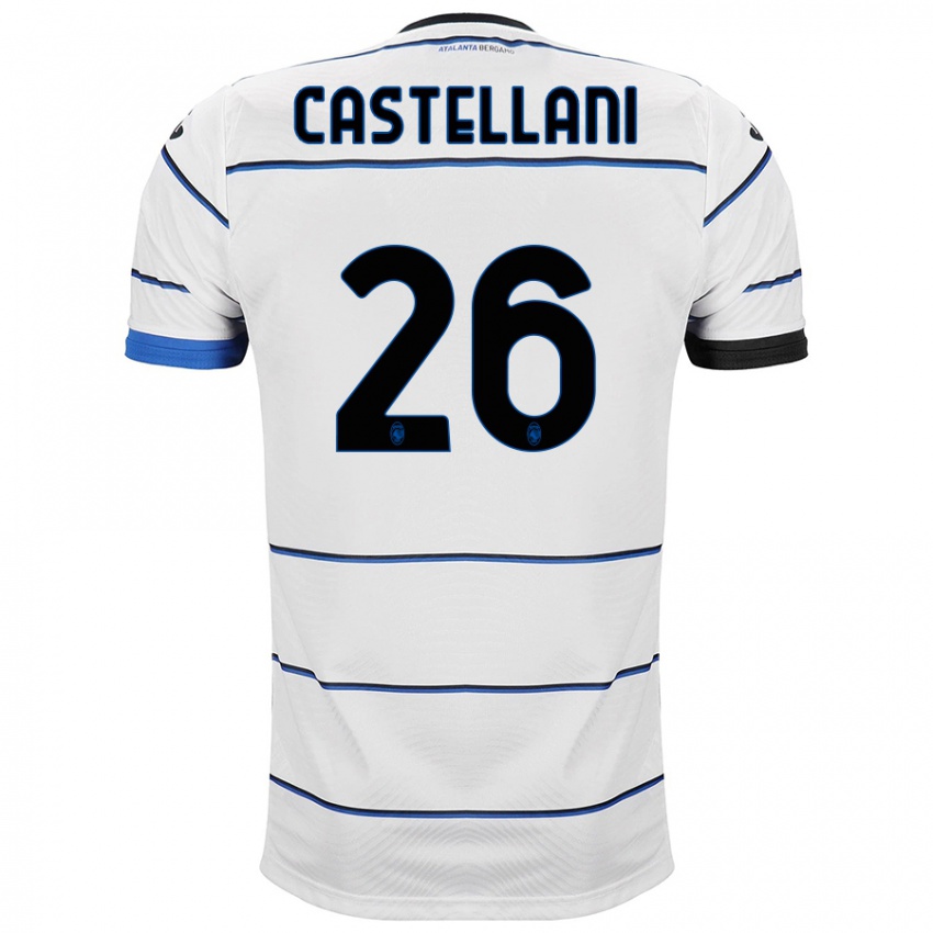 Mujer Camiseta Eleonora Castellani #26 Blanco 2ª Equipación 2023/24 La Camisa México