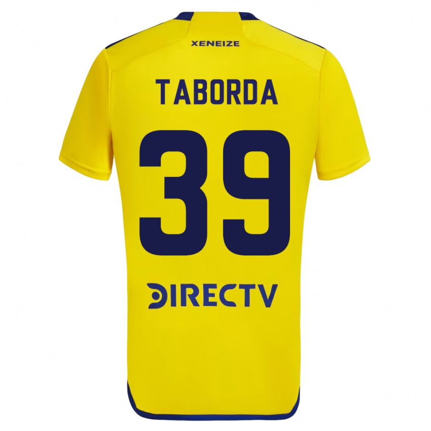 Mujer Camiseta Vicente Taborda #39 Amarillo 2ª Equipación 2023/24 La Camisa México