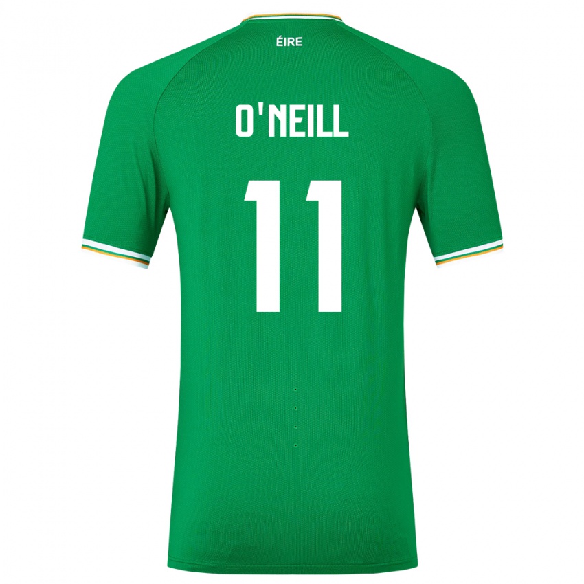 Niño Camiseta Irlanda Ollie O'neill #11 Verde 1ª Equipación 24-26 La Camisa México