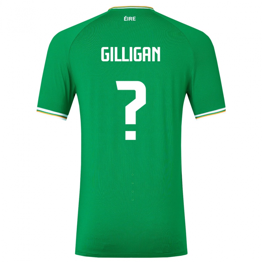 Niño Camiseta Irlanda Ciaran Gilligan #0 Verde 1ª Equipación 24-26 La Camisa México