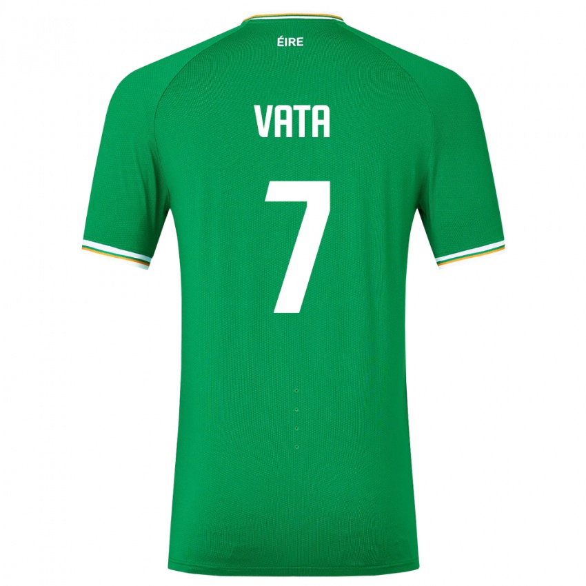 Niño Camiseta Irlanda Rocco Vata #7 Verde 1ª Equipación 24-26 La Camisa México