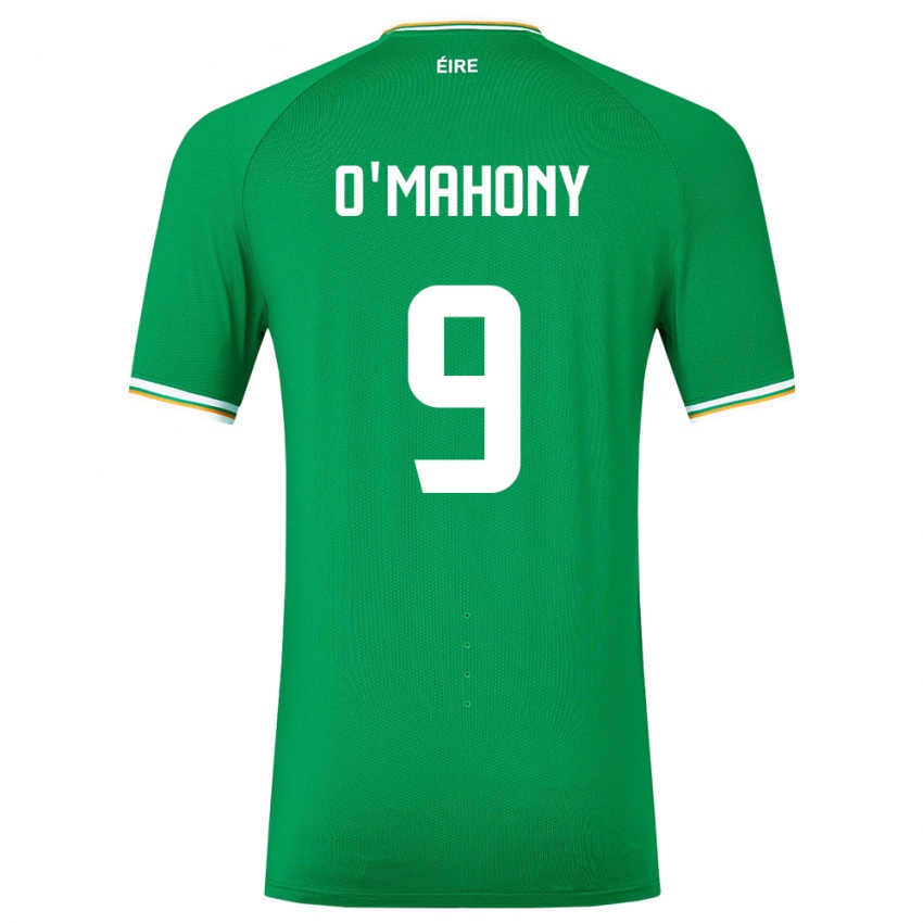 Niño Camiseta Irlanda Mark O'mahony #9 Verde 1ª Equipación 24-26 La Camisa México