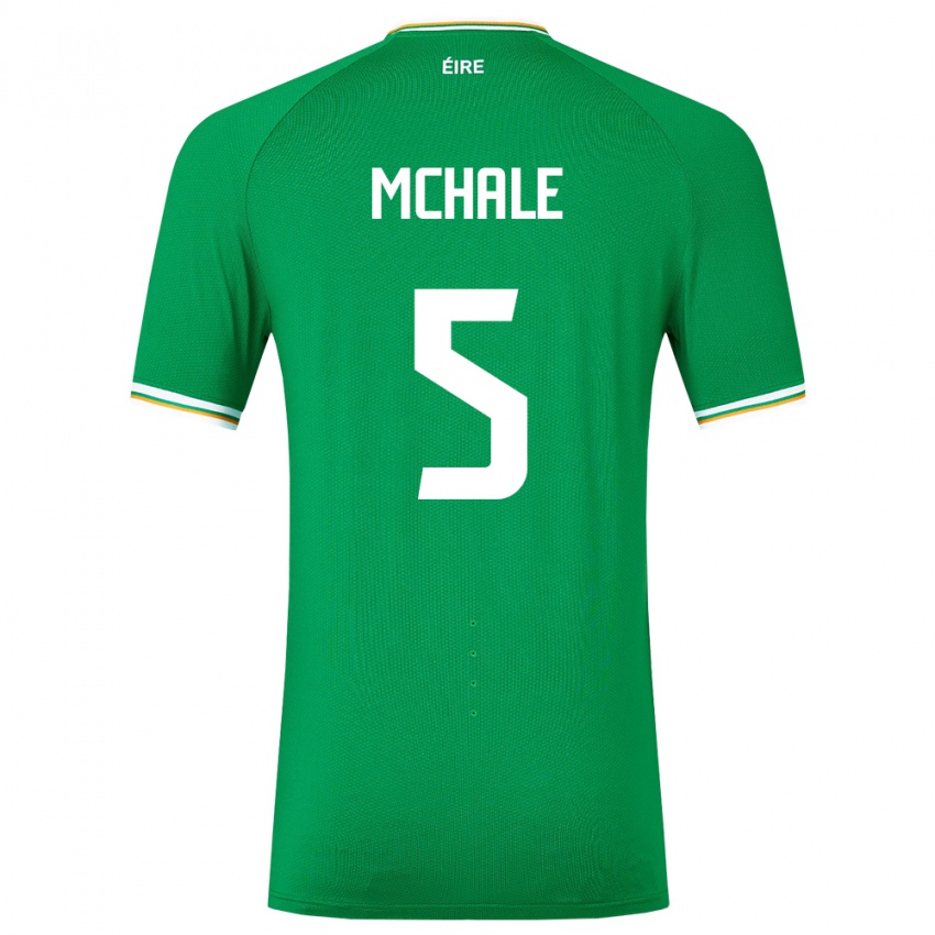 Niño Camiseta Irlanda Sean Mchale #5 Verde 1ª Equipación 24-26 La Camisa México