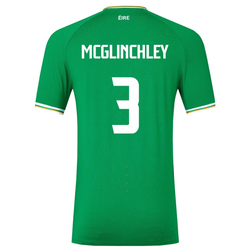 Niño Camiseta Irlanda Harry Mcglinchley #3 Verde 1ª Equipación 24-26 La Camisa México