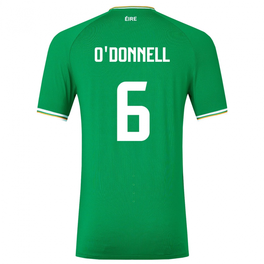 Niño Camiseta Irlanda Luke O'donnell #6 Verde 1ª Equipación 24-26 La Camisa México