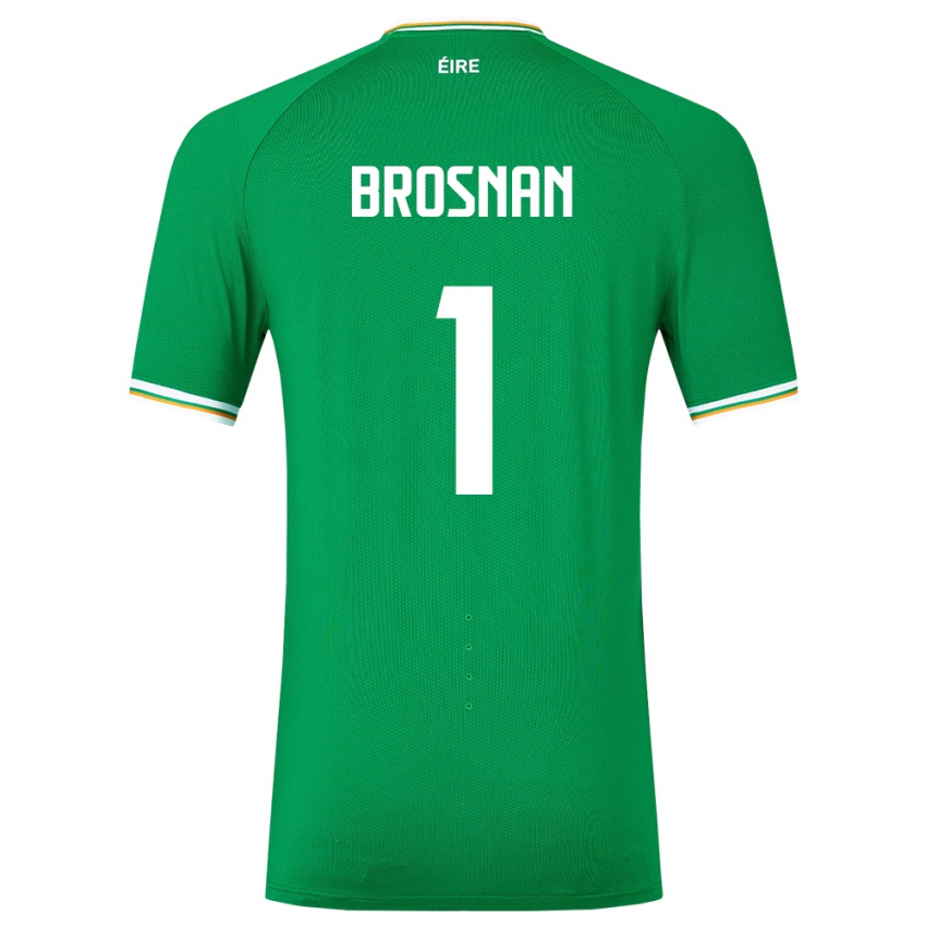 Niño Camiseta Irlanda Courtney Brosnan #1 Verde 1ª Equipación 24-26 La Camisa México