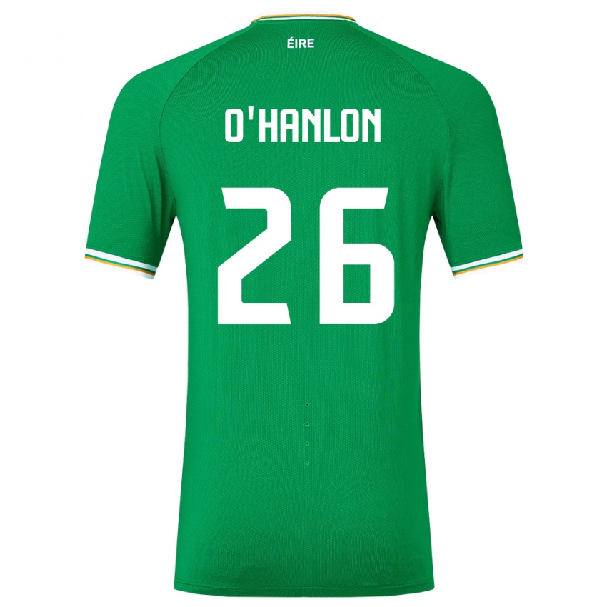 Niño Camiseta Irlanda Tara O'hanlon #26 Verde 1ª Equipación 24-26 La Camisa México