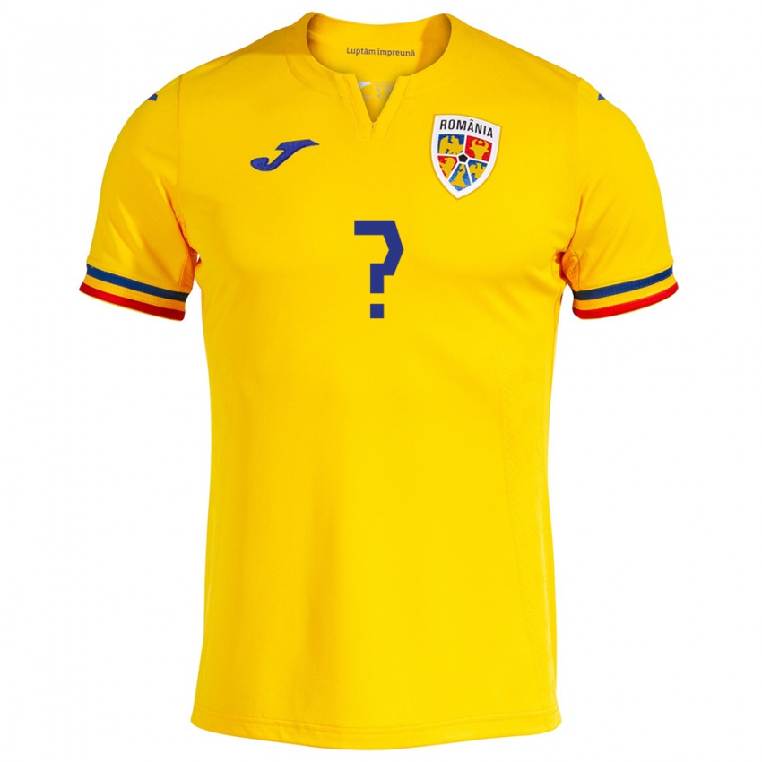 Niño Camiseta Rumania Alex Zahan #0 Amarillo 1ª Equipación 24-26 La Camisa México