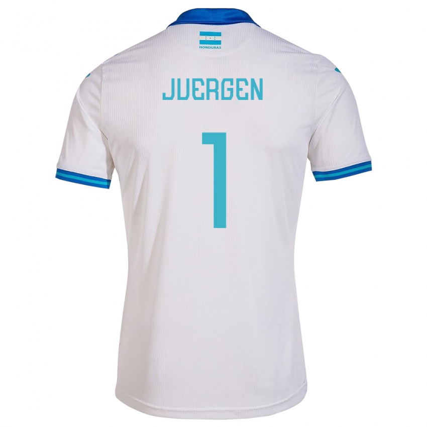 Niño Camiseta Honduras Juergen García #1 Blanco 1ª Equipación 24-26 La Camisa México