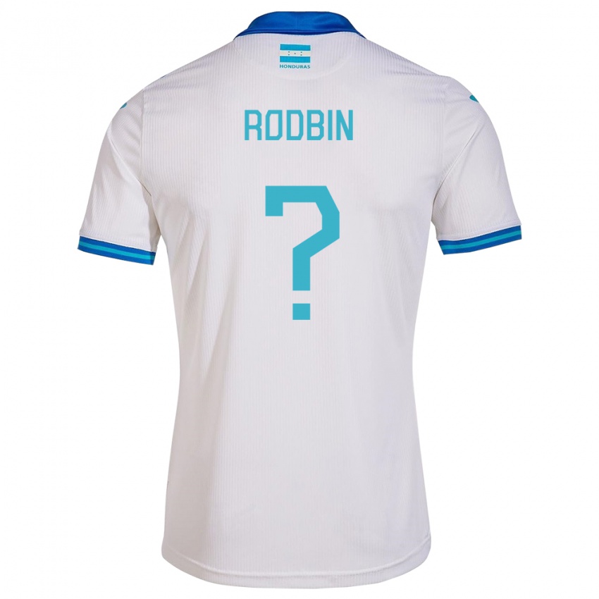 Niño Camiseta Honduras Rodbin Mejía #0 Blanco 1ª Equipación 24-26 La Camisa México