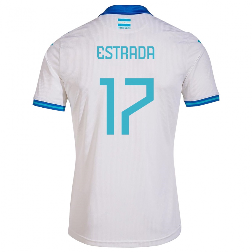 Niño Camiseta Honduras Saúl Estrada #17 Blanco 1ª Equipación 24-26 La Camisa México