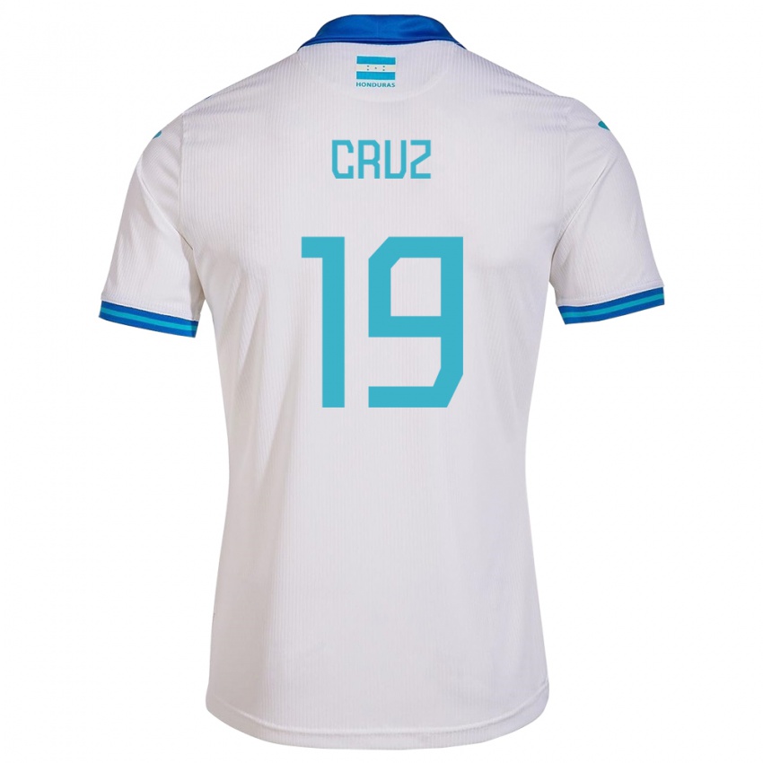 Niño Camiseta Honduras Russel Cruz #19 Blanco 1ª Equipación 24-26 La Camisa México