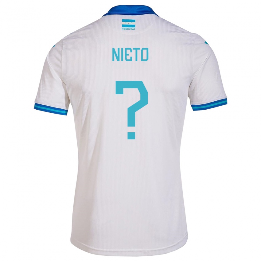 Niño Camiseta Honduras Maddeline Nieto #0 Blanco 1ª Equipación 24-26 La Camisa México