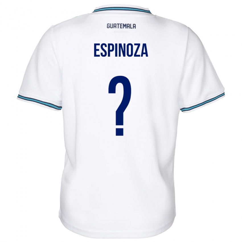 Niño Camiseta Guatemala José Espinoza #0 Blanco 1ª Equipación 24-26 La Camisa México