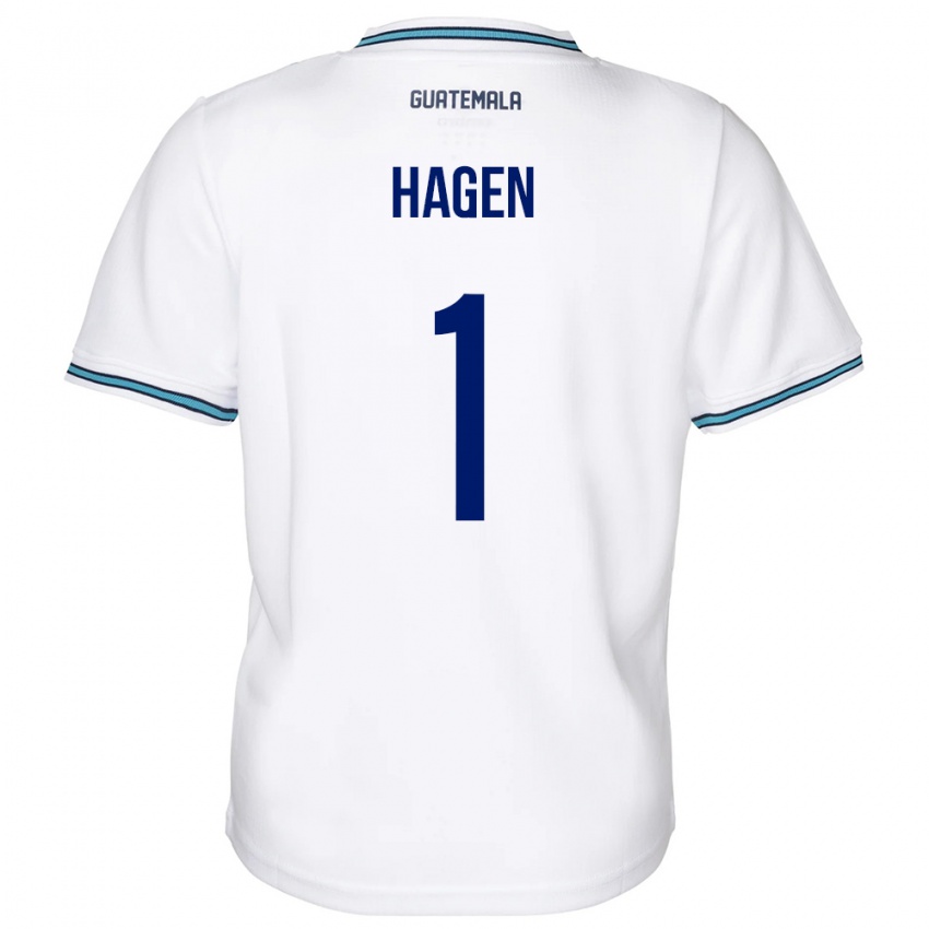 Niño Camiseta Guatemala Nicholas Hagen #1 Blanco 1ª Equipación 24-26 La Camisa México