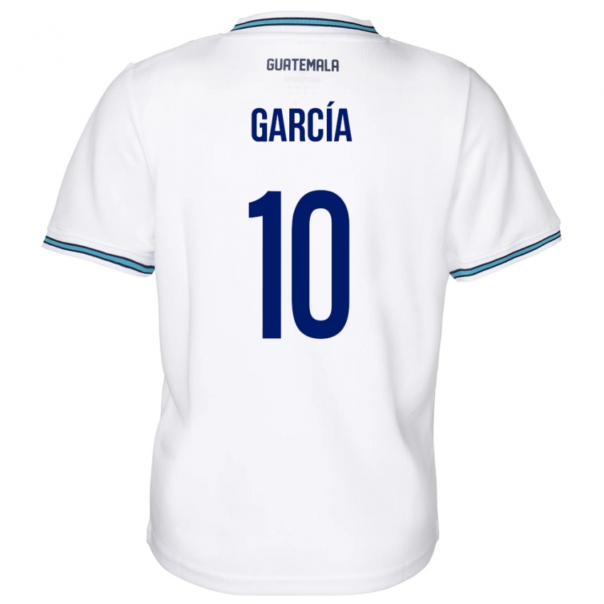 Niño Camiseta Guatemala Gabriel García #10 Blanco 1ª Equipación 24-26 La Camisa México