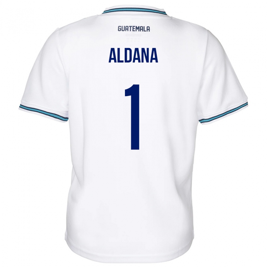 Niño Camiseta Guatemala David Aldana #1 Blanco 1ª Equipación 24-26 La Camisa México