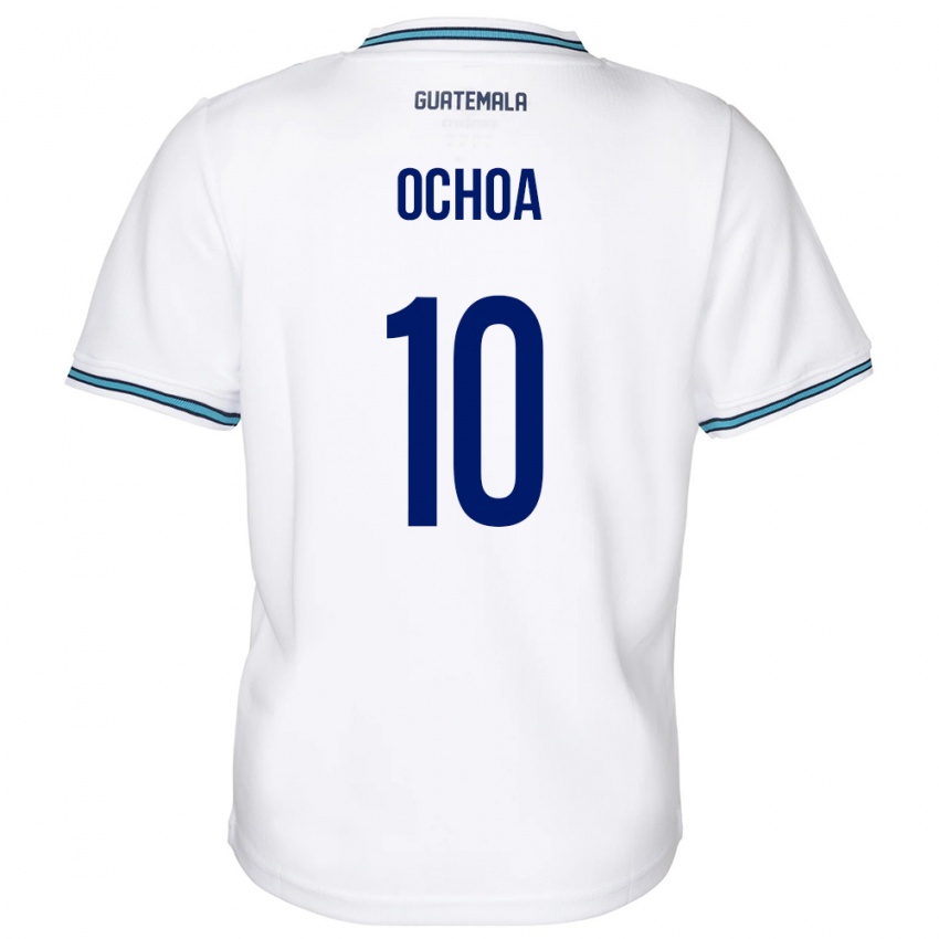 Niño Camiseta Guatemala José Ochoa #10 Blanco 1ª Equipación 24-26 La Camisa México