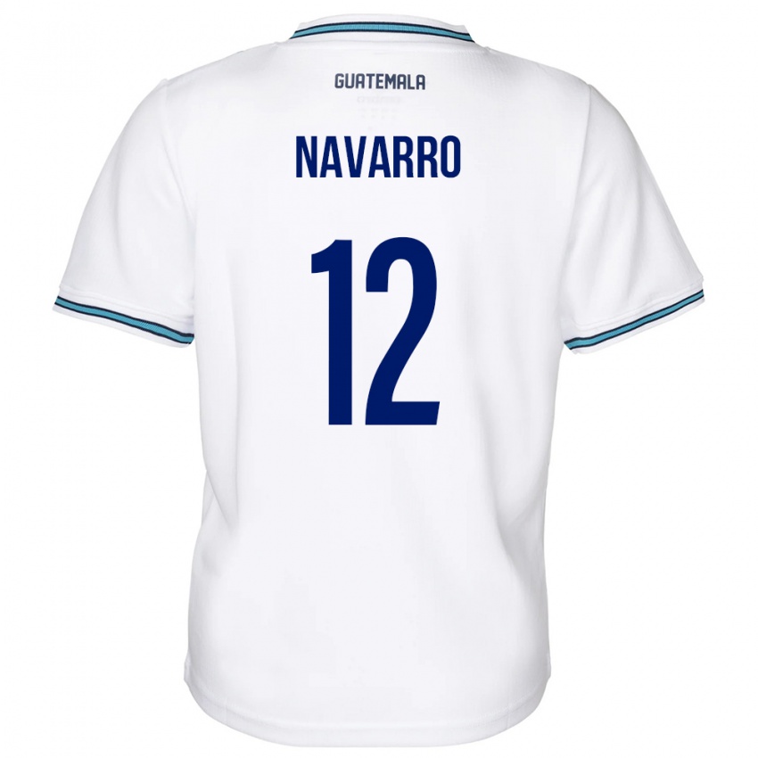 Niño Camiseta Guatemala Kenderson Navarro #12 Blanco 1ª Equipación 24-26 La Camisa México