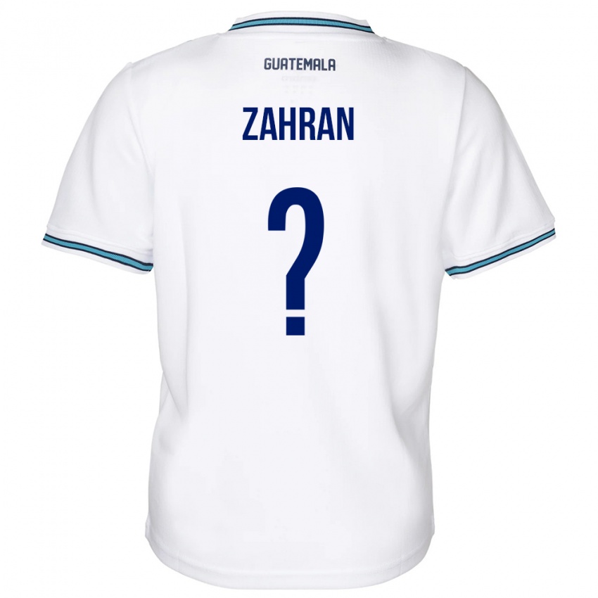 Niño Camiseta Guatemala William Zahran #0 Blanco 1ª Equipación 24-26 La Camisa México