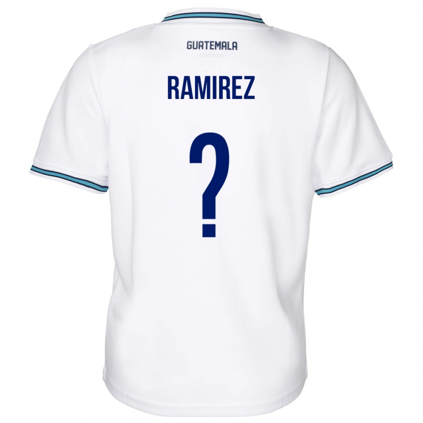 Niño Camiseta Guatemala Nelson Ramirez #0 Blanco 1ª Equipación 24-26 La Camisa México