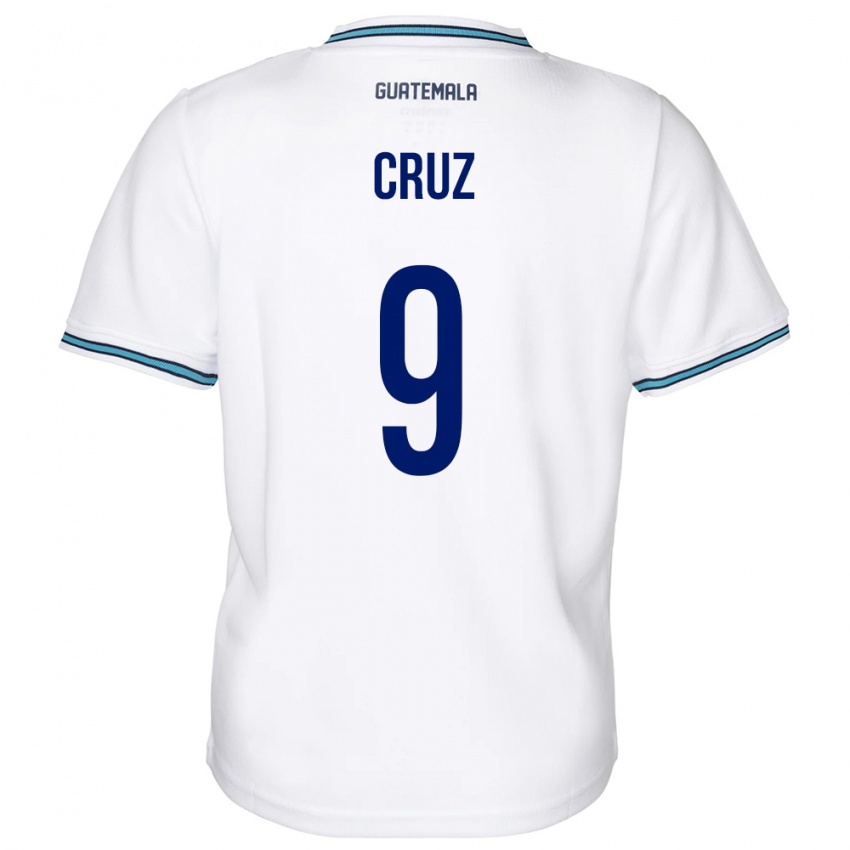 Niño Camiseta Guatemala Celsa Cruz #9 Blanco 1ª Equipación 24-26 La Camisa México