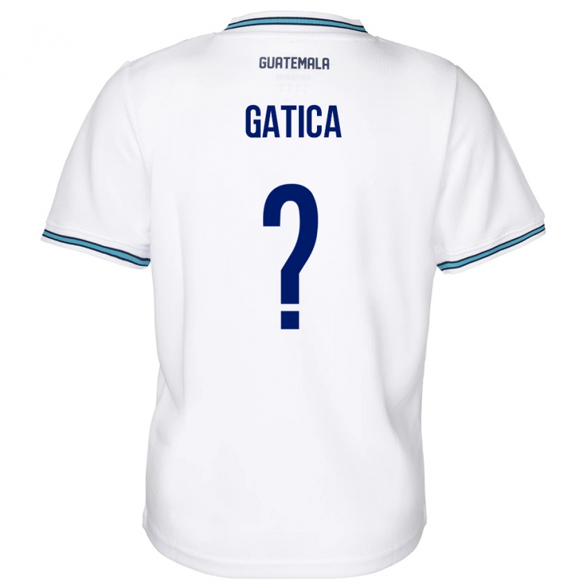 Niño Camiseta Guatemala Celeste Gatica #0 Blanco 1ª Equipación 24-26 La Camisa México