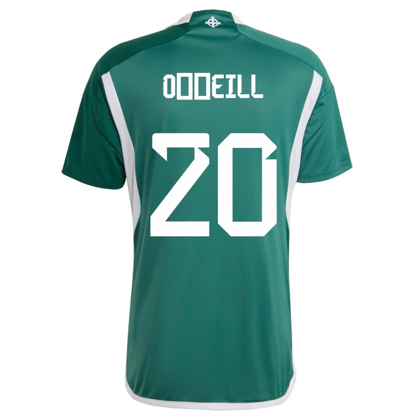 Niño Camiseta Irlanda Del Norte Ceadach O’neill #20 Verde 1ª Equipación 24-26 La Camisa México