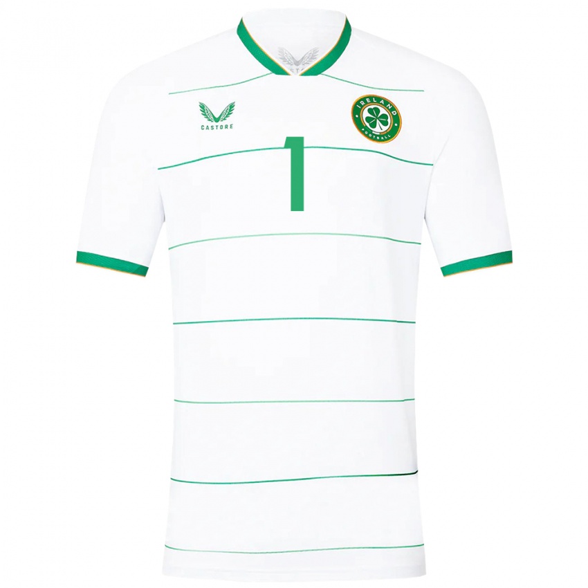 Niño Camiseta Irlanda Conor Walsh #1 Blanco 2ª Equipación 24-26 La Camisa México