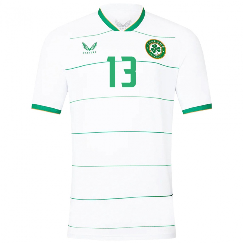 Niño Camiseta Irlanda Mark Sykes #13 Blanco 2ª Equipación 24-26 La Camisa México