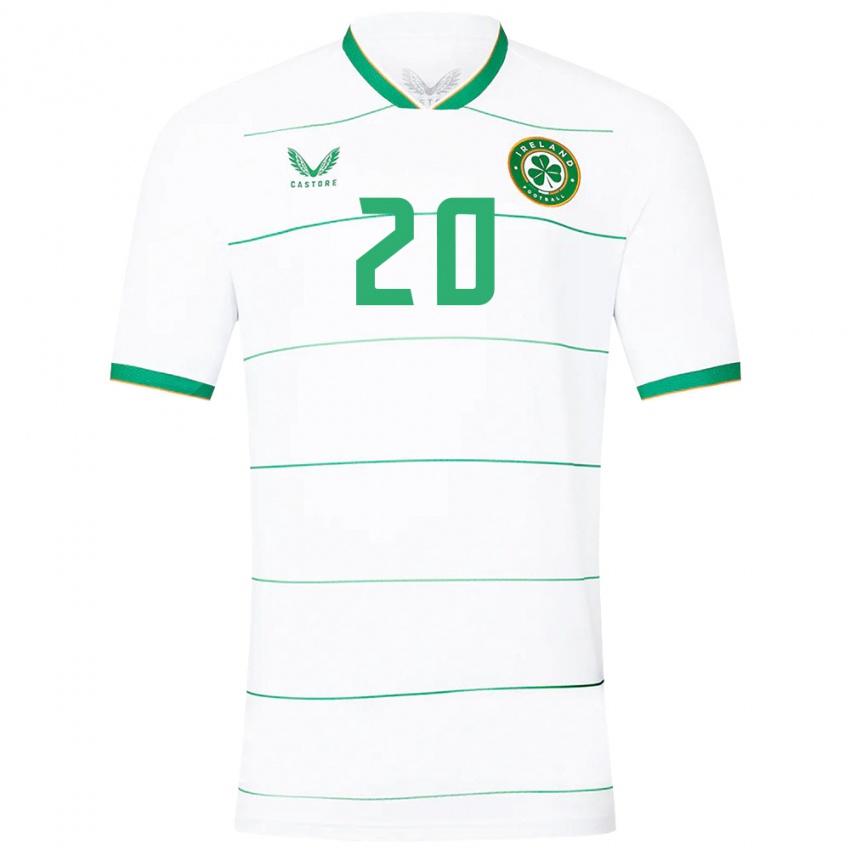 Niño Camiseta Irlanda Franco Umeh-Chibueze #20 Blanco 2ª Equipación 24-26 La Camisa México