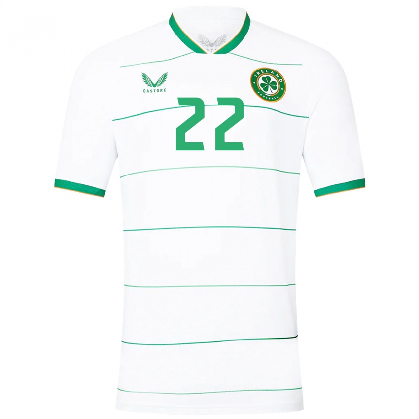 Niño Camiseta Irlanda Stephen Mohan #22 Blanco 2ª Equipación 24-26 La Camisa México