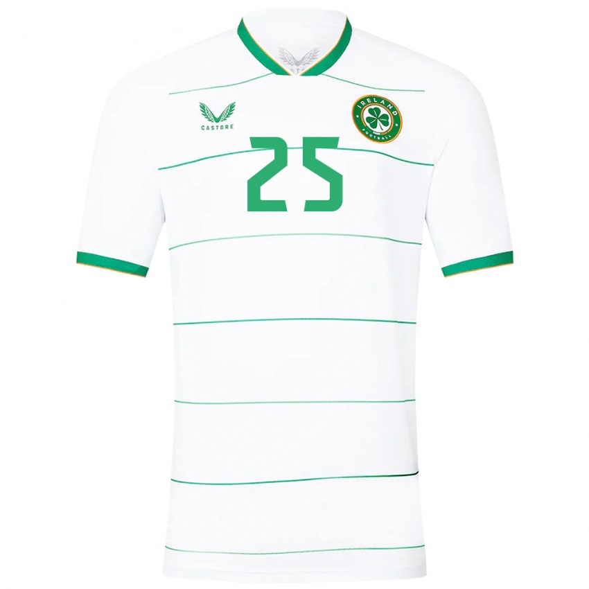 Niño Camiseta Irlanda Aoife Mannion #25 Blanco 2ª Equipación 24-26 La Camisa México