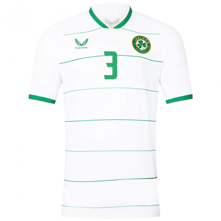 Niño Camiseta Irlanda Alex Murphy #3 Blanco 2ª Equipación 24-26 La Camisa México