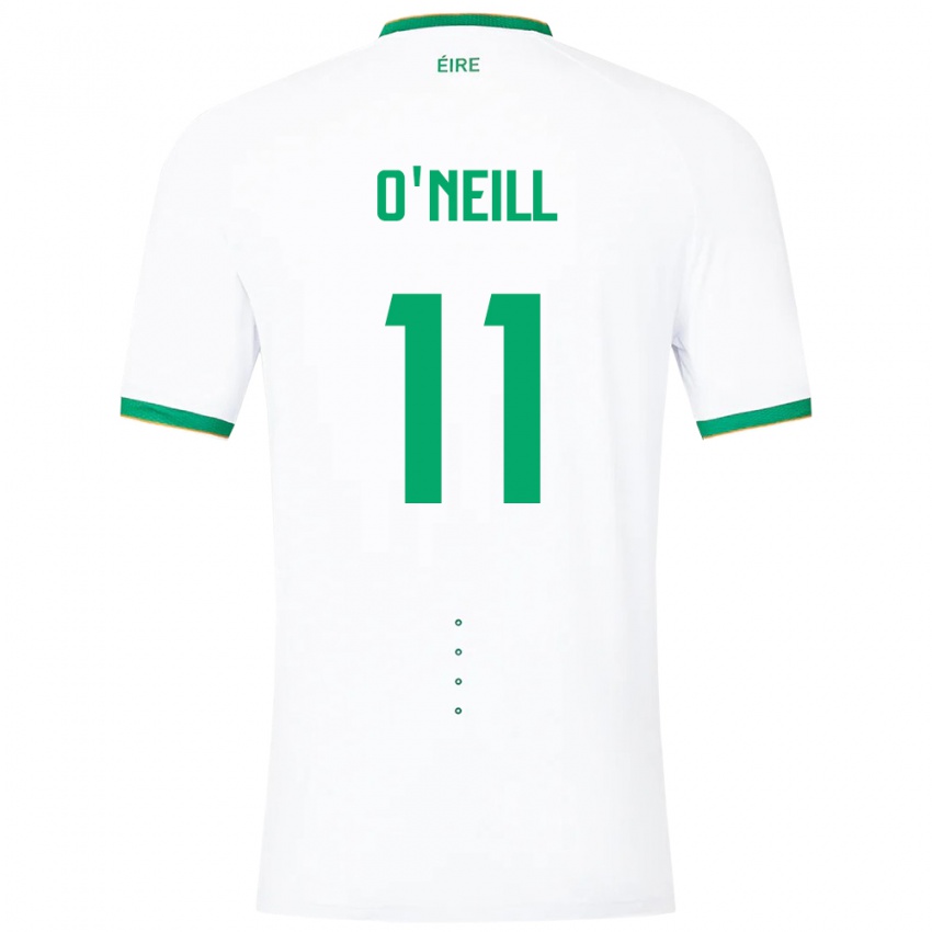 Niño Camiseta Irlanda Ollie O'neill #11 Blanco 2ª Equipación 24-26 La Camisa México