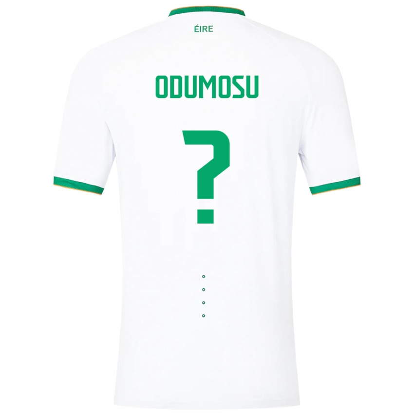 Niño Camiseta Irlanda David Odumosu #0 Blanco 2ª Equipación 24-26 La Camisa México