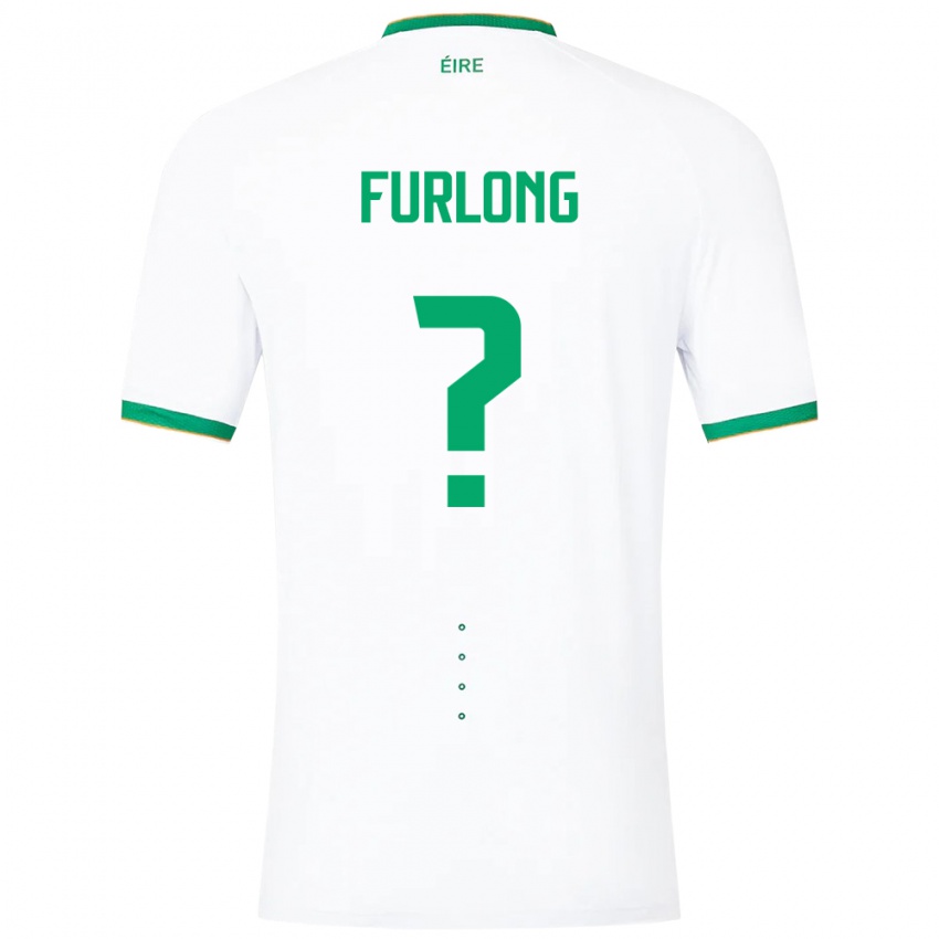 Niño Camiseta Irlanda James Furlong #0 Blanco 2ª Equipación 24-26 La Camisa México