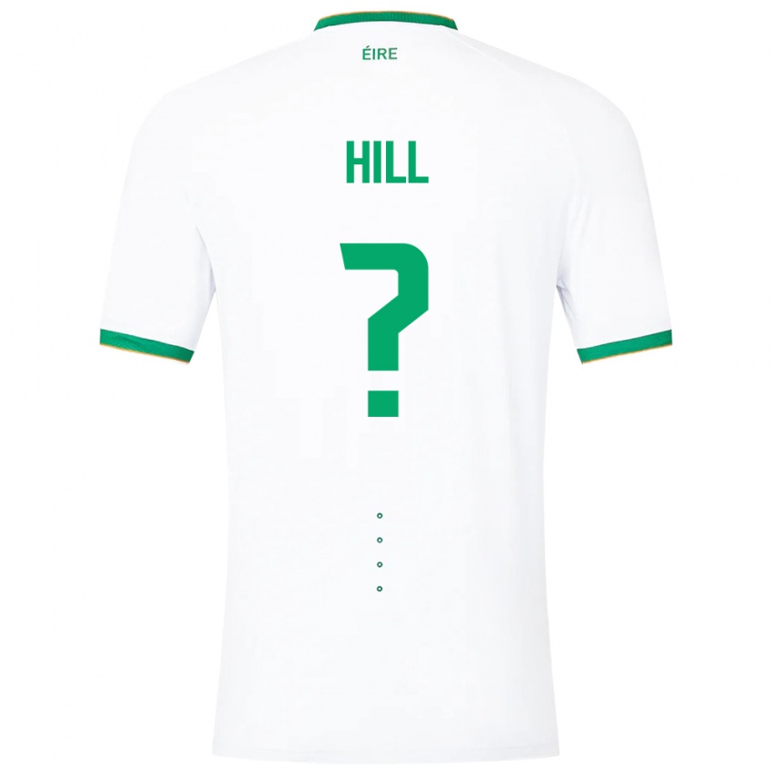 Niño Camiseta Irlanda Tom Hill #0 Blanco 2ª Equipación 24-26 La Camisa México