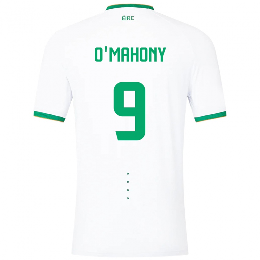 Niño Camiseta Irlanda Mark O'mahony #9 Blanco 2ª Equipación 24-26 La Camisa México