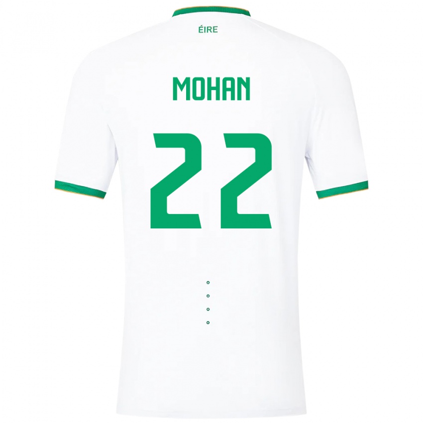 Niño Camiseta Irlanda Stephen Mohan #22 Blanco 2ª Equipación 24-26 La Camisa México