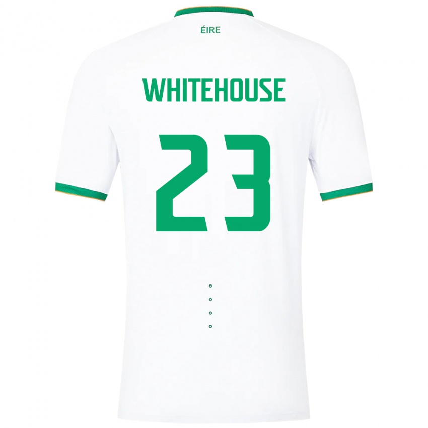 Niño Camiseta Irlanda Sophie Whitehouse #23 Blanco 2ª Equipación 24-26 La Camisa México