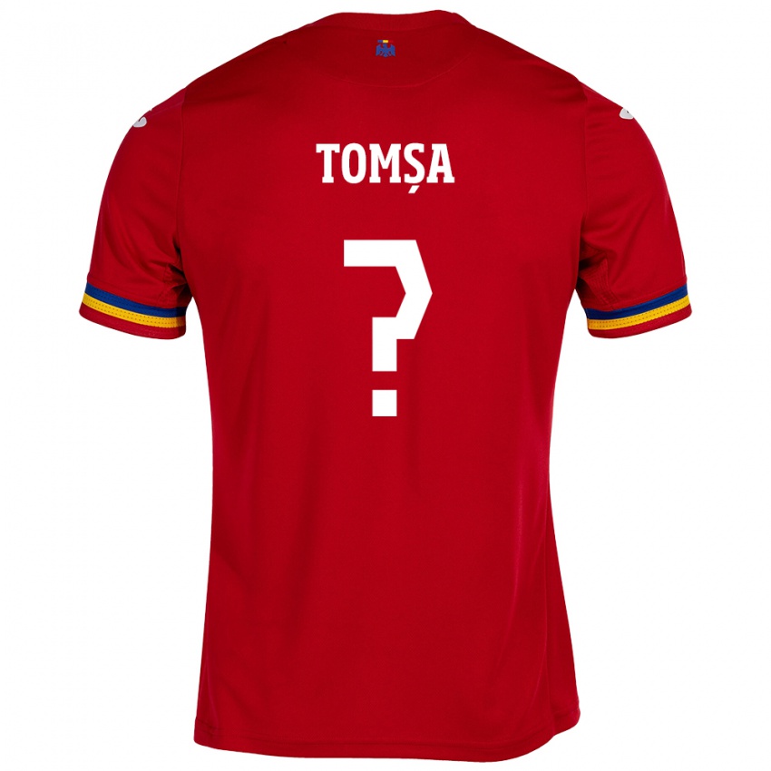 Niño Camiseta Rumania Troy Tomșa #0 Rojo 2ª Equipación 24-26 La Camisa México