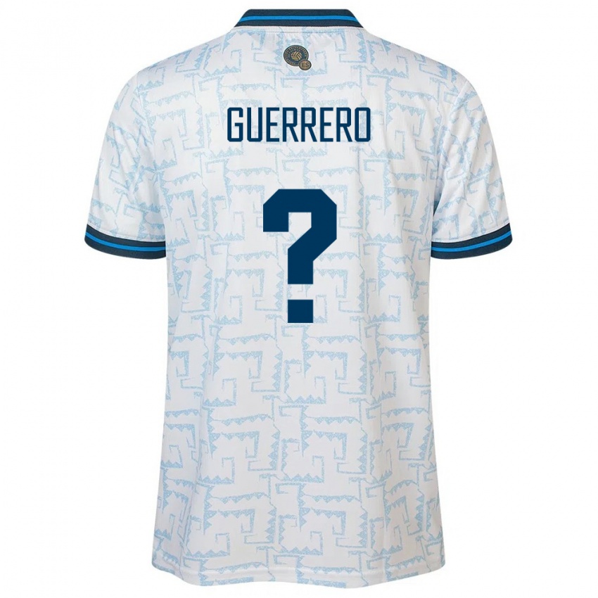 Niño Camiseta El Salvador Alexander Guerrero #0 Blanco 2ª Equipación 24-26 La Camisa México